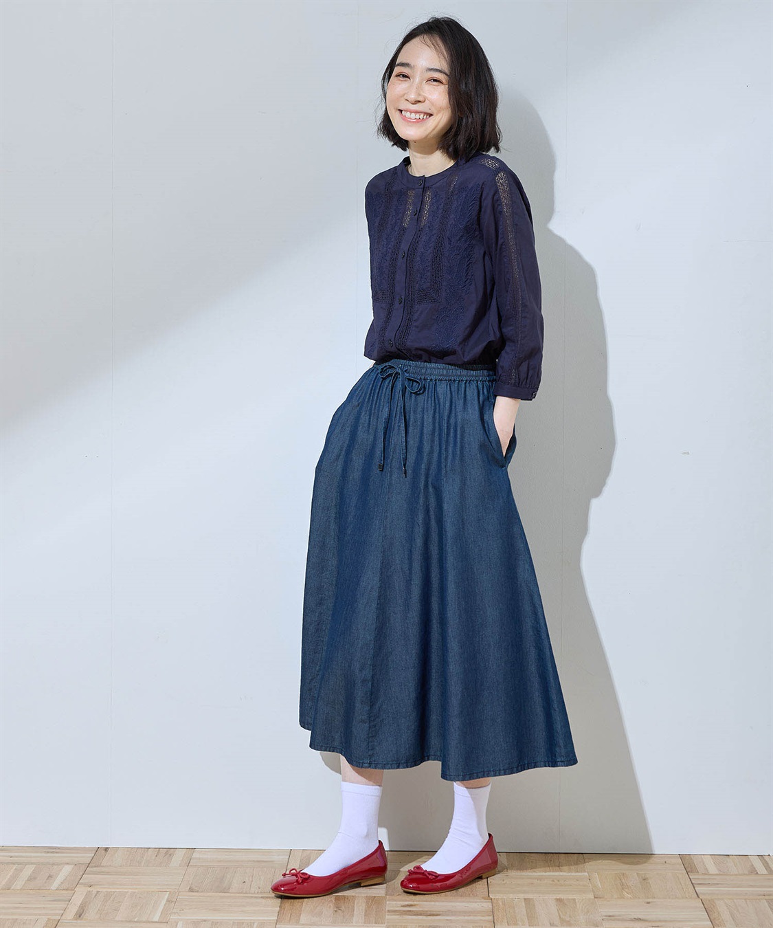 DECOY レース刺しゅうブラウス_sub_11