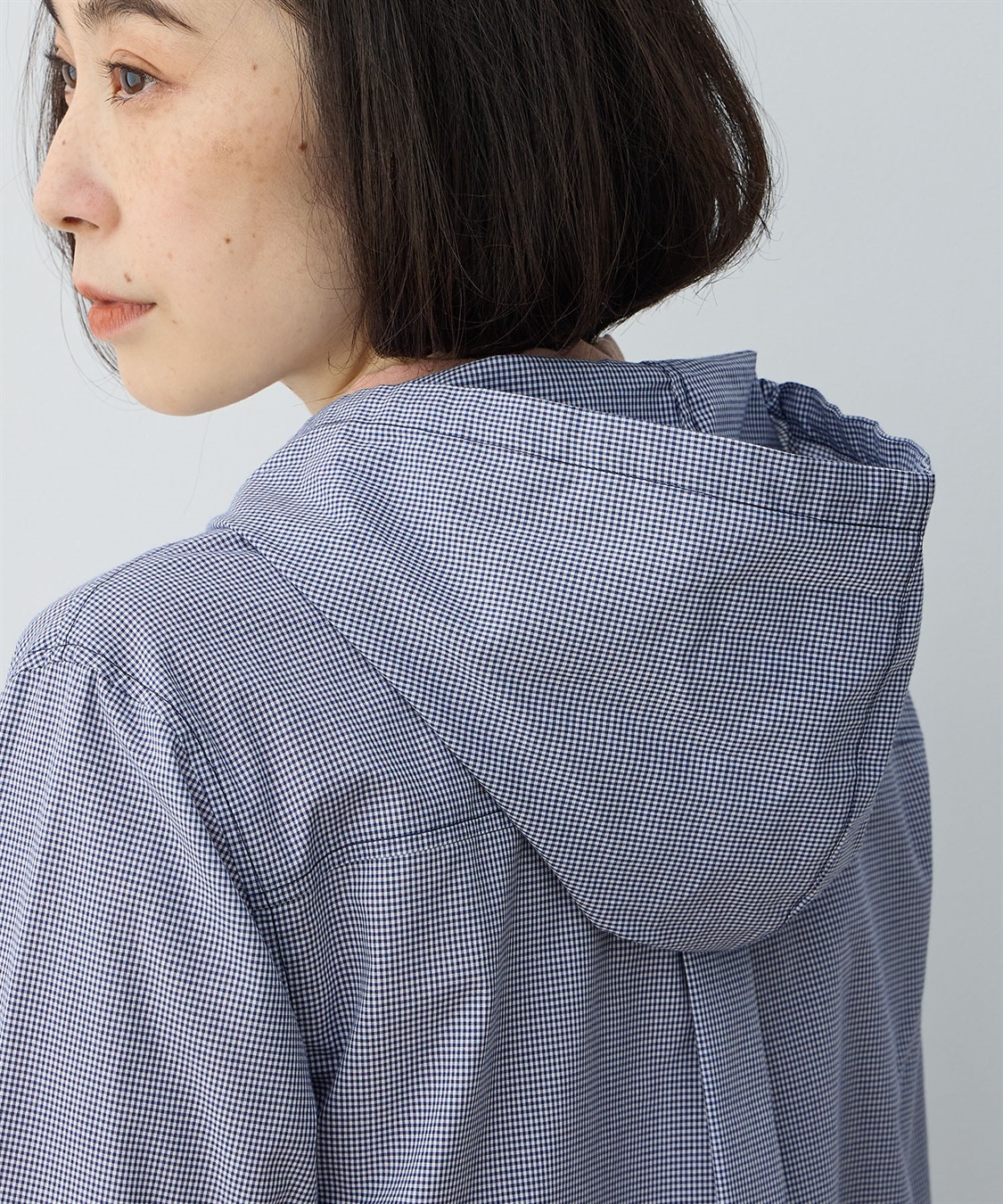 DECOY ギンガムフードシャツ_sub_5