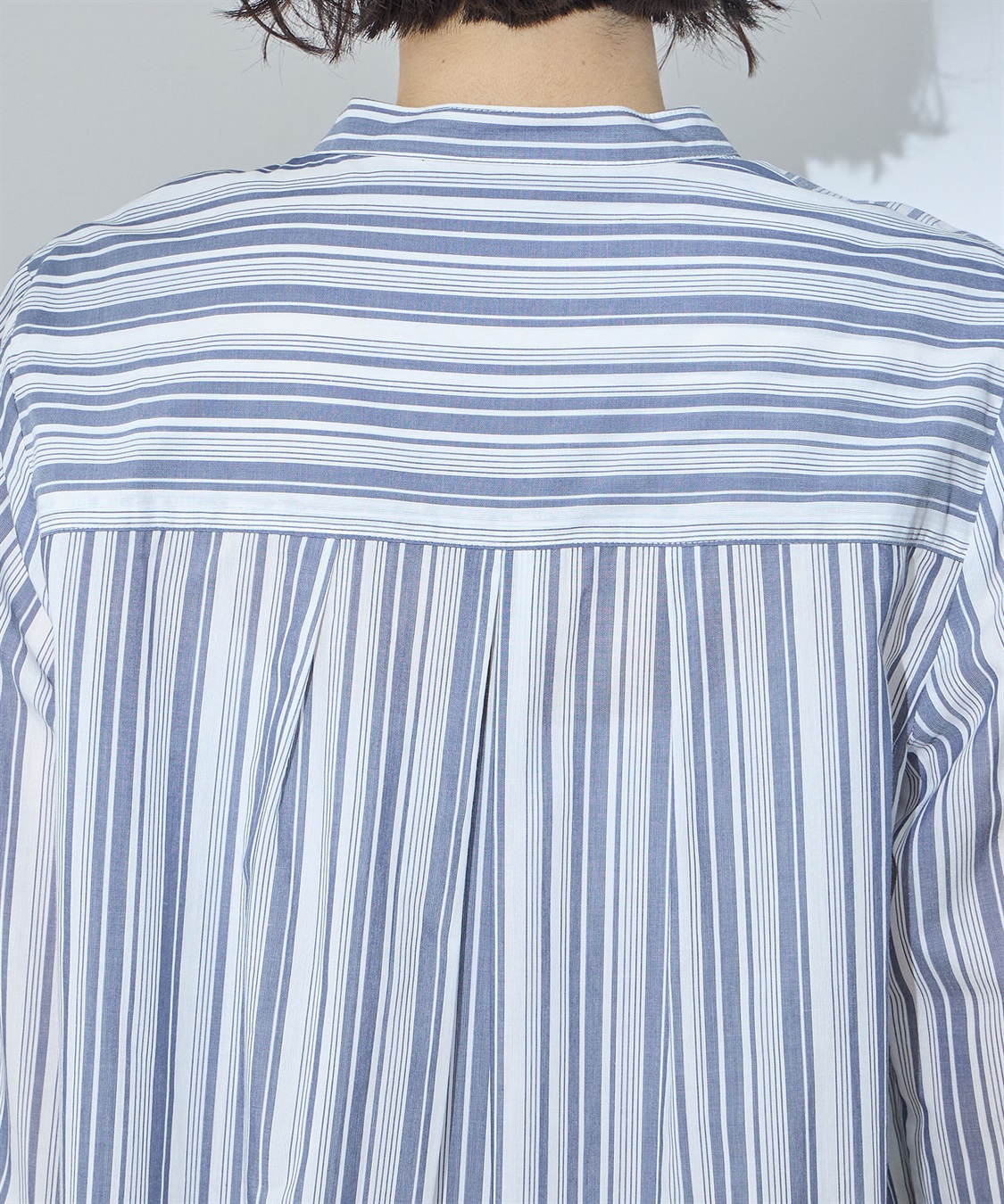 DECOY マルチストライプドルマンスリーブブラウス_sub_4