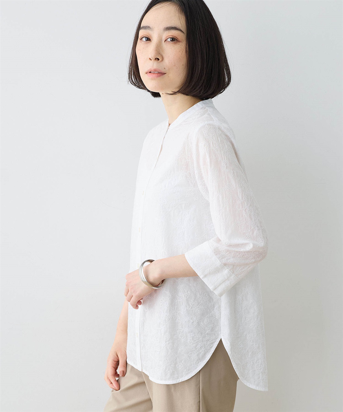 DECOY 刺しゅうブラウス_sub_4