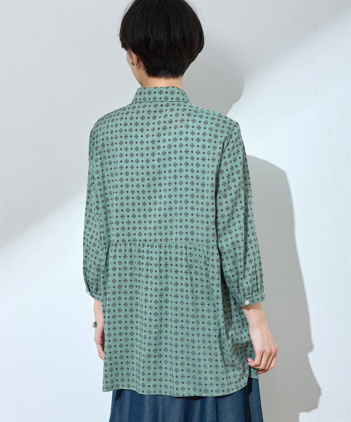 DECOY プリントブラウス_sub_2