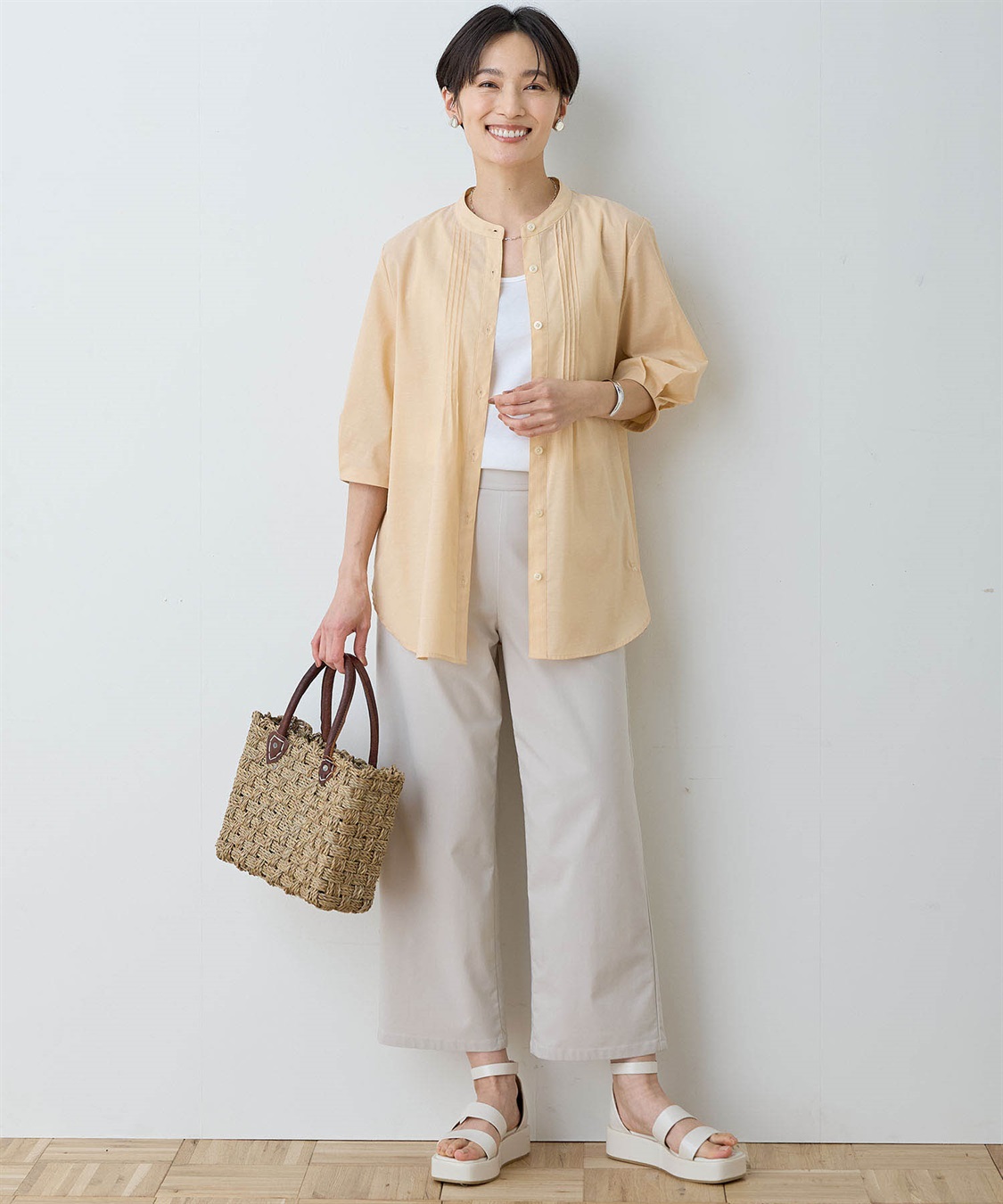 DECOY ピンタックボリュームスリーブブラウス_sub_4