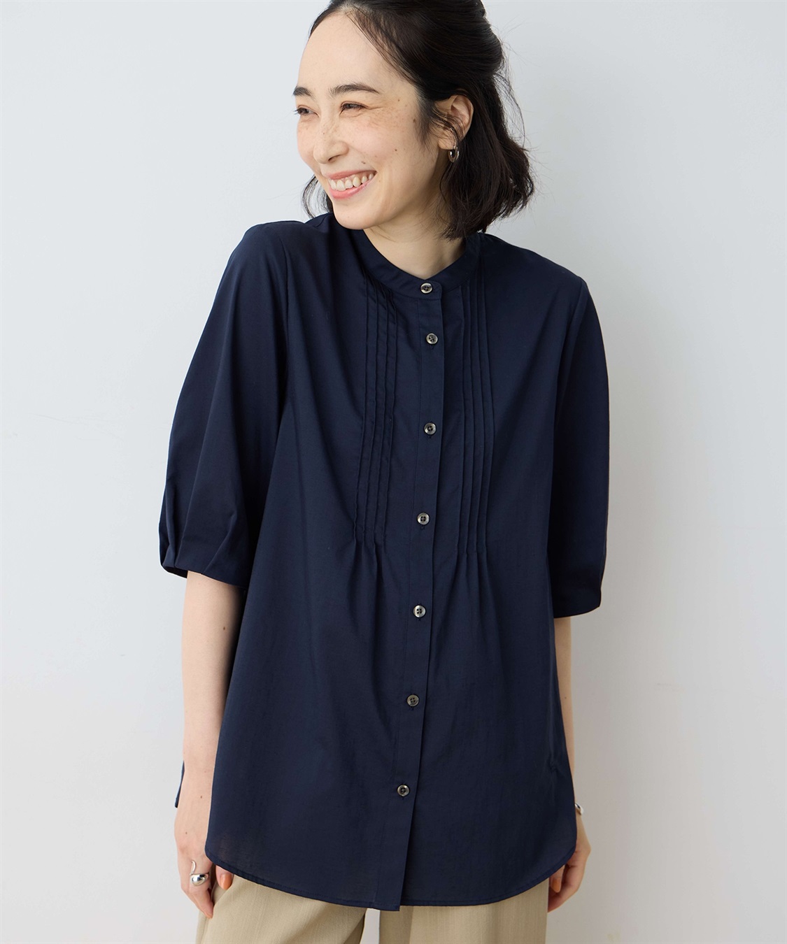 DECOY ピンタックボリュームスリーブブラウス_sub_9