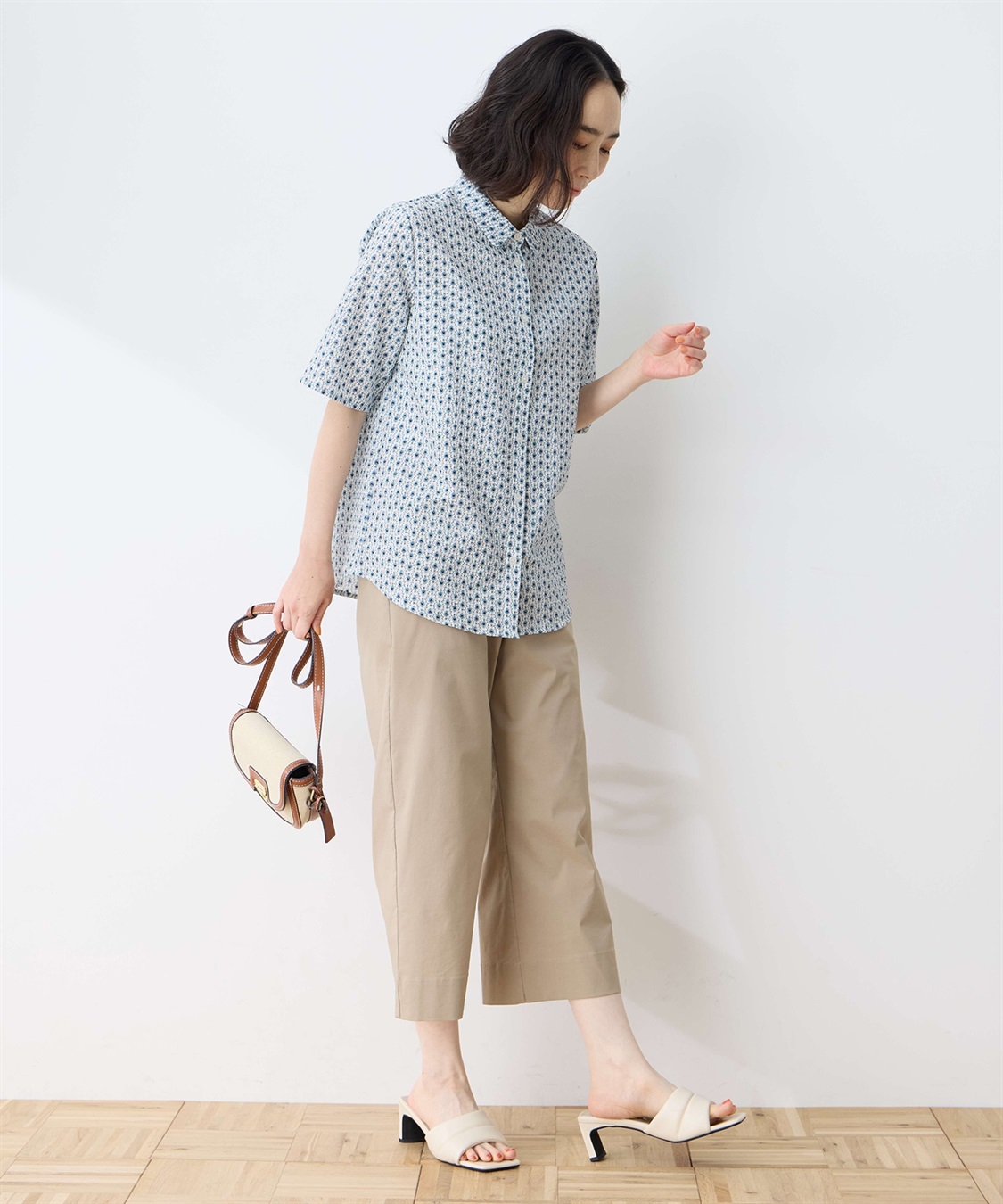 DECOY オーガニックコットンサッカーブラウス_sub_6