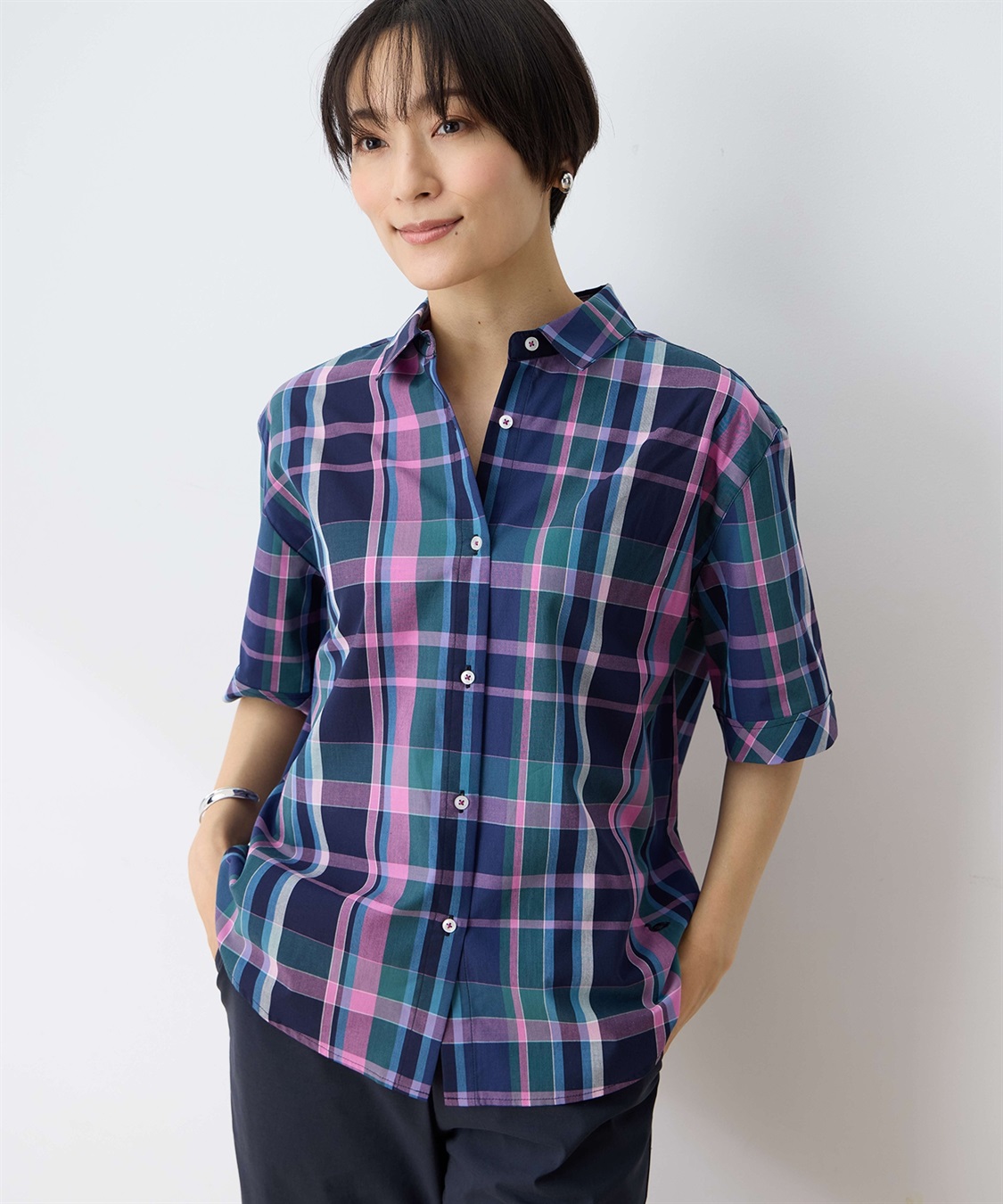 DECOY オーガニックコットンチュニックブラウス_sub_2