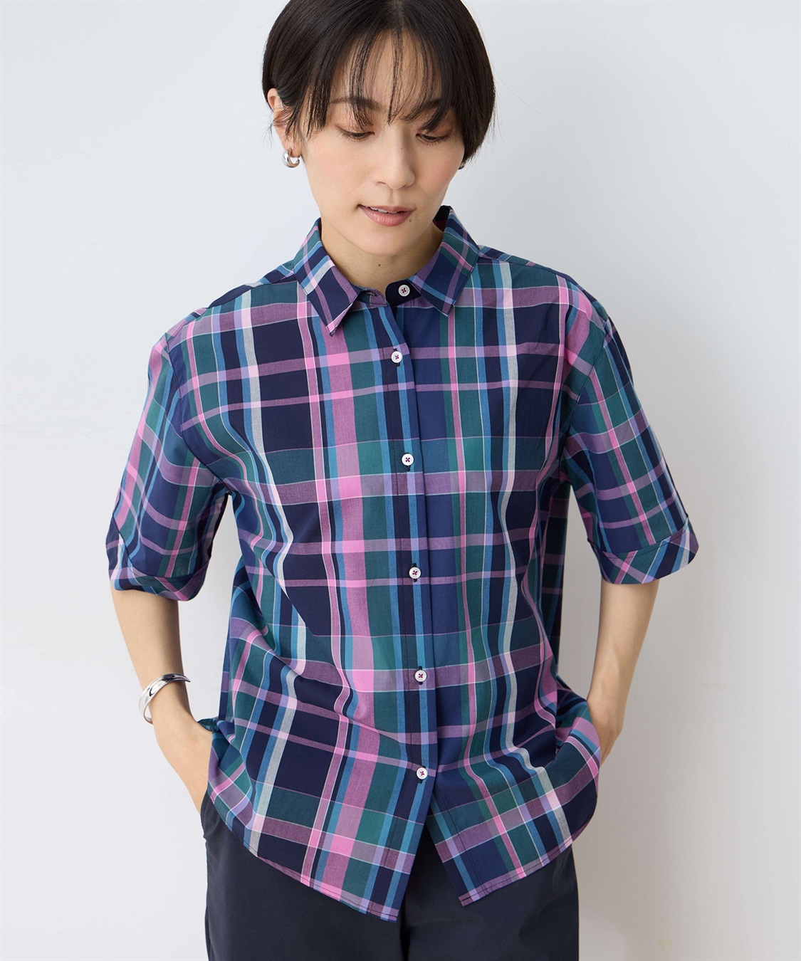 DECOY オーガニックコットンチュニックブラウス_sub_9