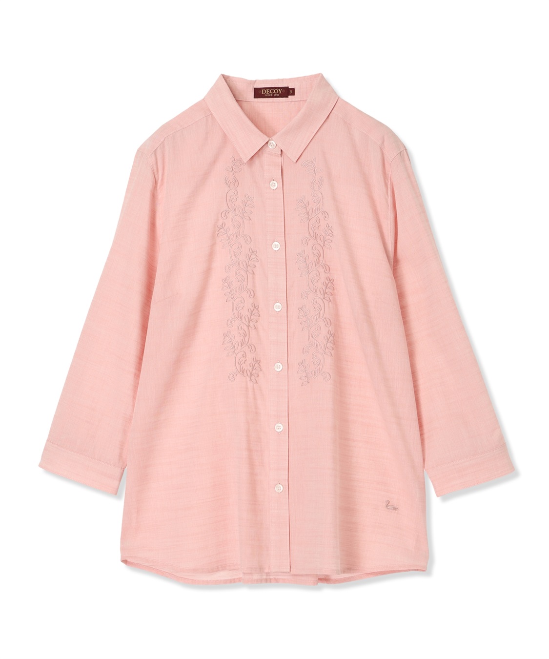 DECOY 【冷感】フロント刺しゅうブラウス_sub_13