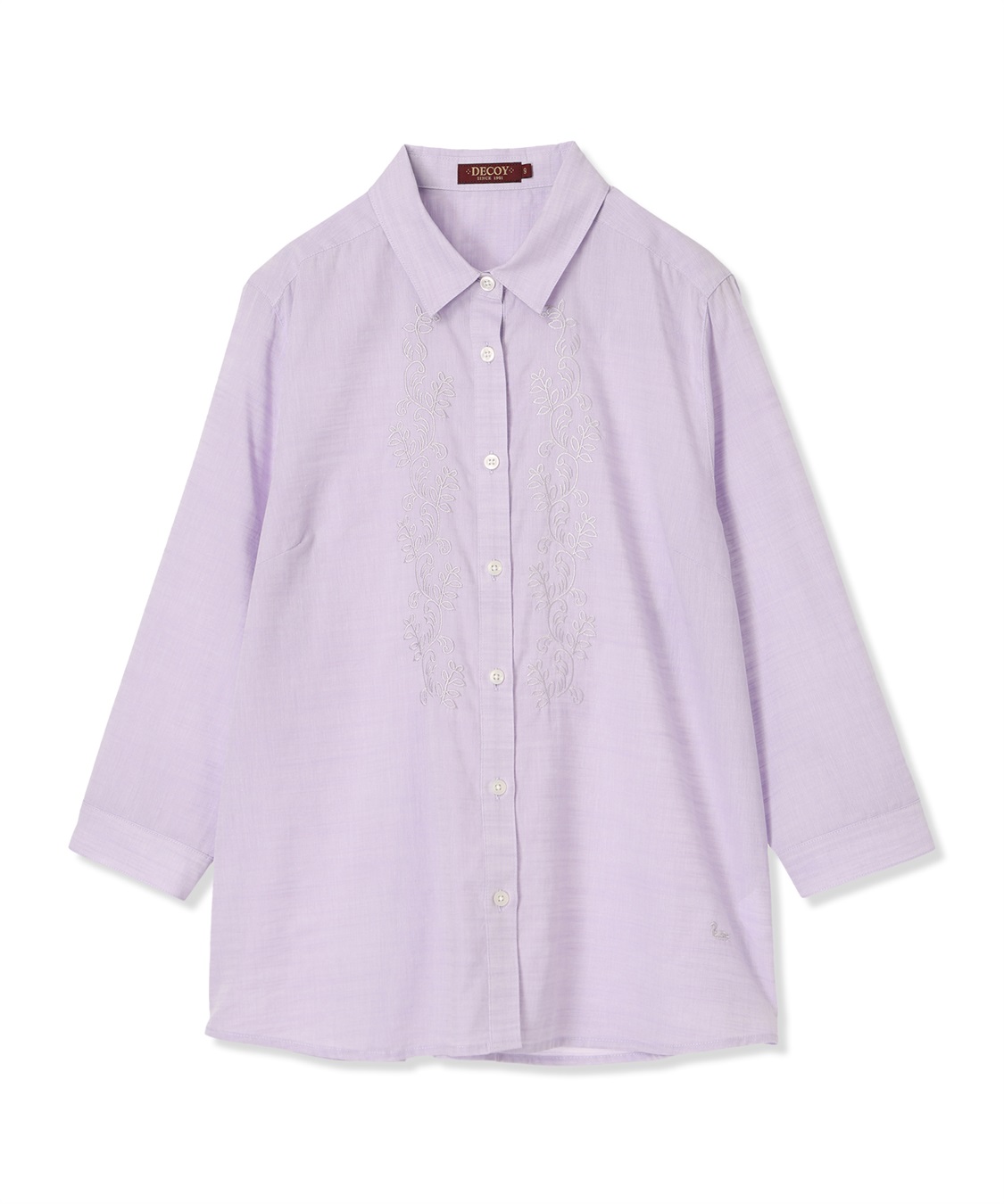 DECOY 【冷感】フロント刺しゅうブラウス_sub_14