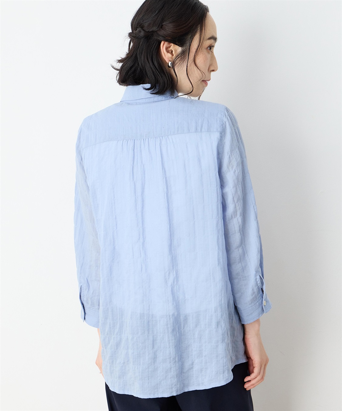 DECOY ドビーシャーリングチュニックブラウス_sub_3