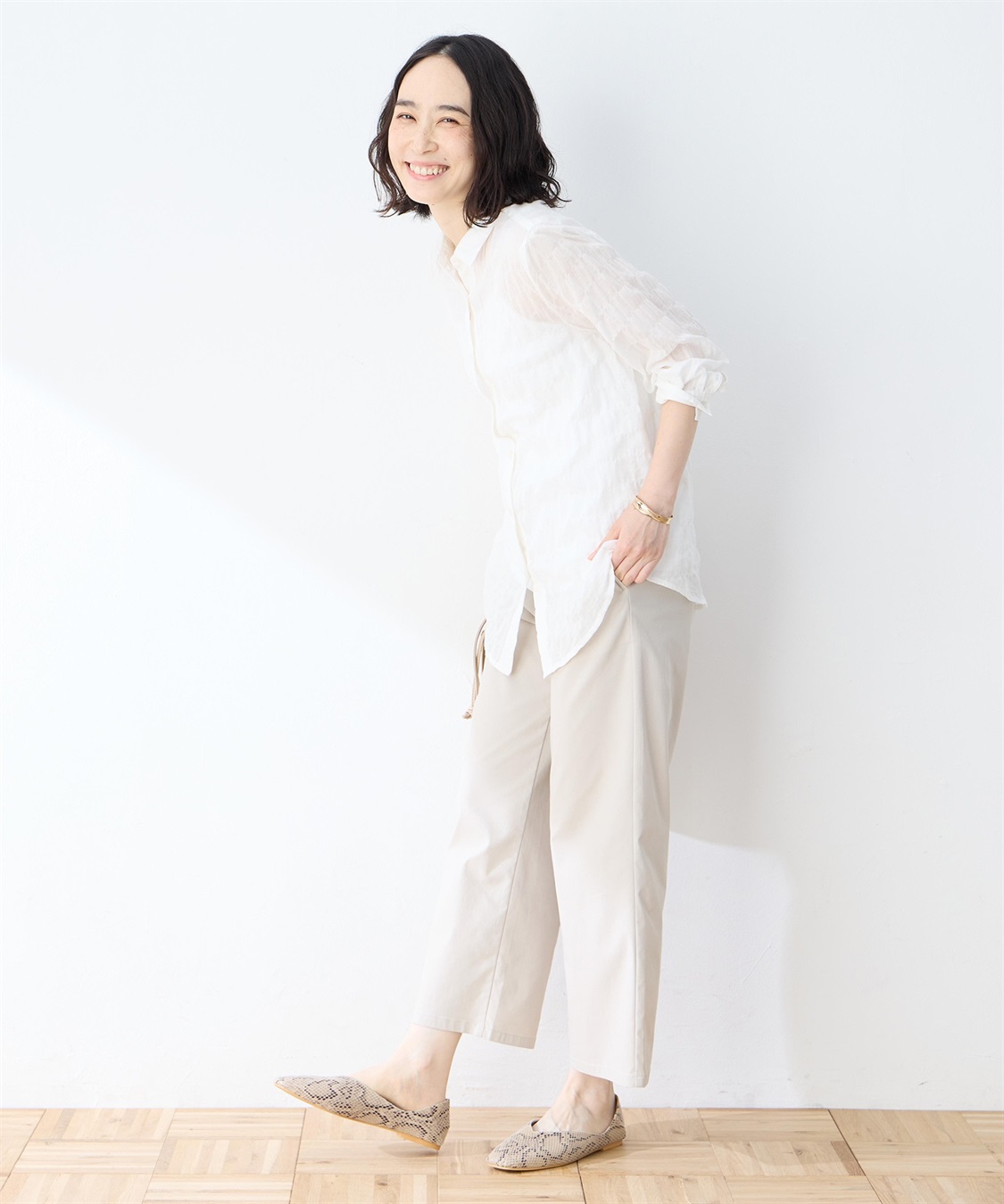 DECOY ドビーシャーリングチュニックブラウス_sub_7