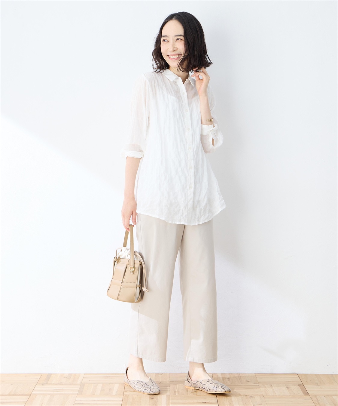 DECOY ドビーシャーリングチュニックブラウス_sub_8