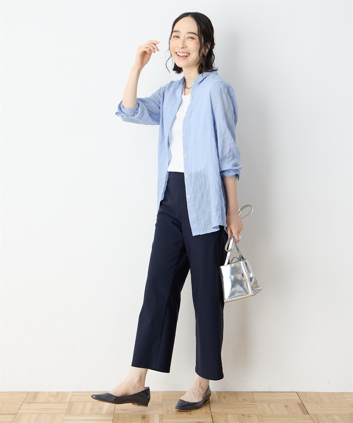 DECOY ドビーシャーリングチュニックブラウス_sub_11