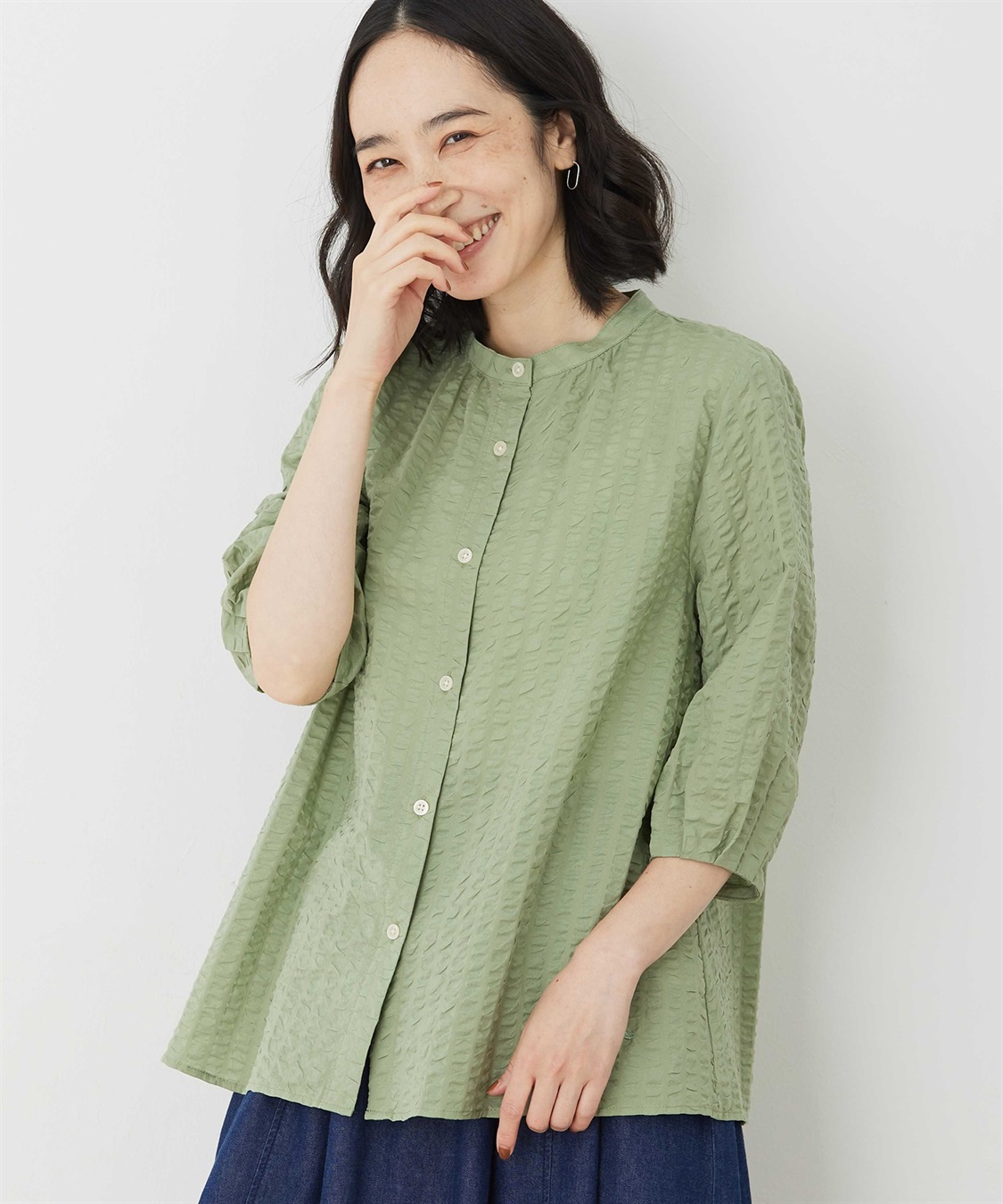 DECOY パフスリーブブラウス_sub_1