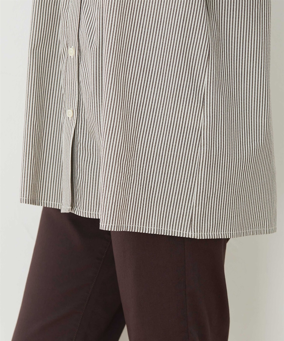 DECOY 刺しゅうストライプブラウス_sub_11