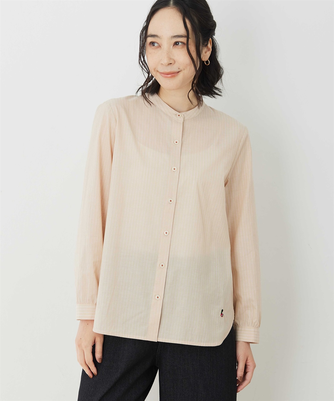 DECOY ストライプシャツ_sub_2