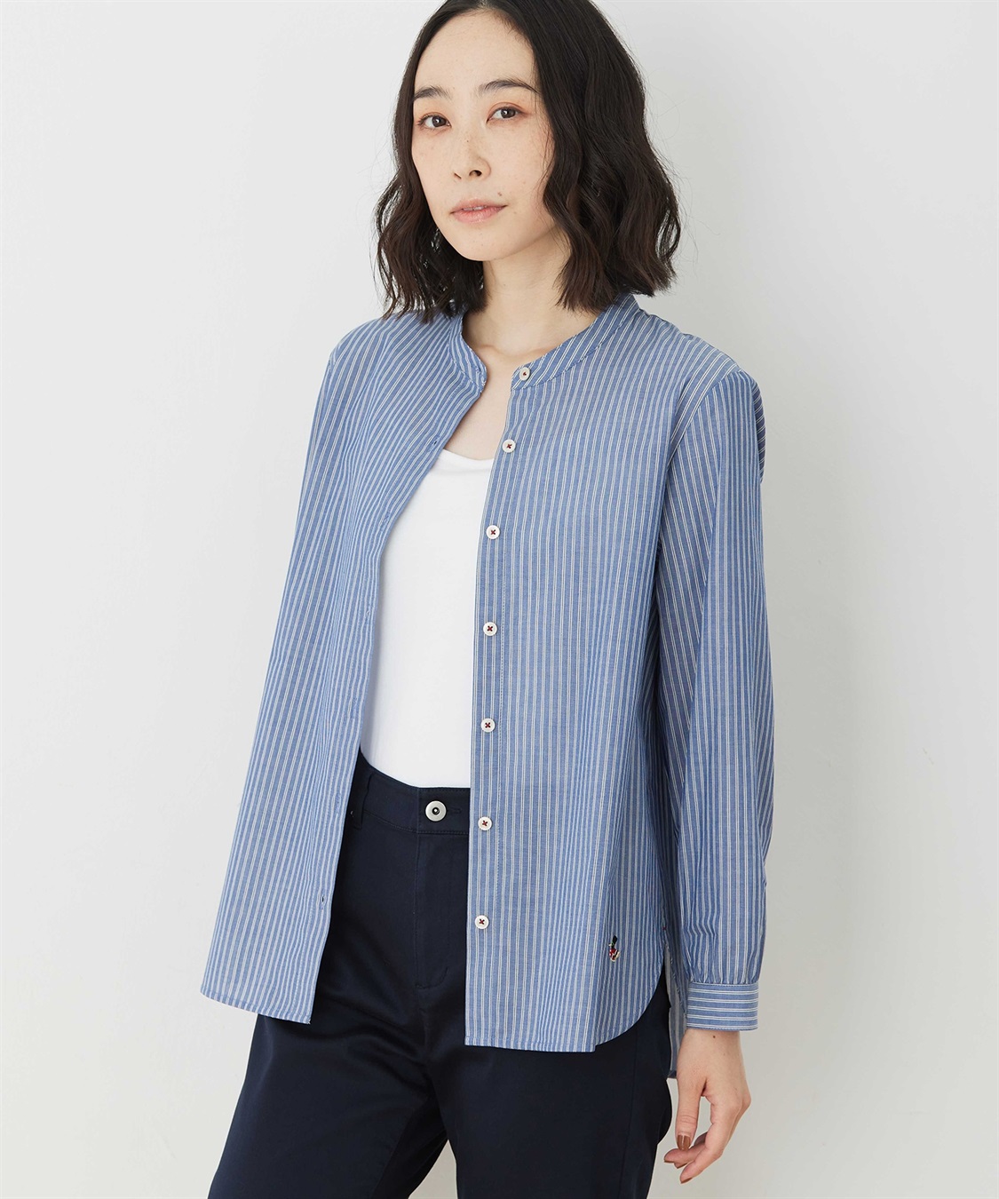 DECOY ストライプシャツ_sub_3