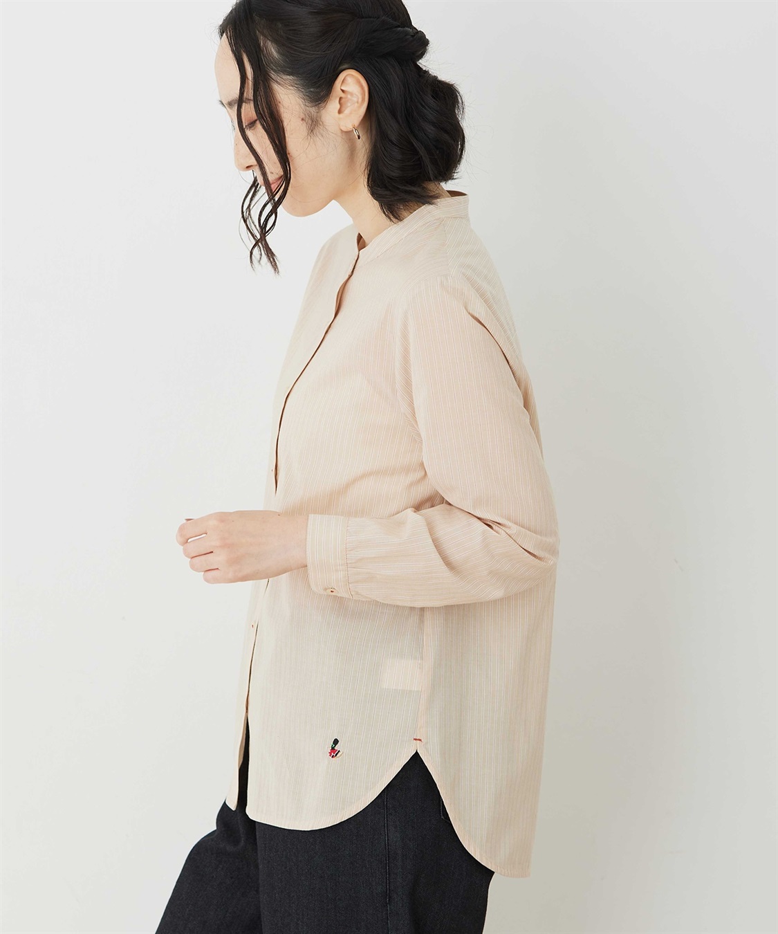 DECOY ストライプシャツ_sub_4