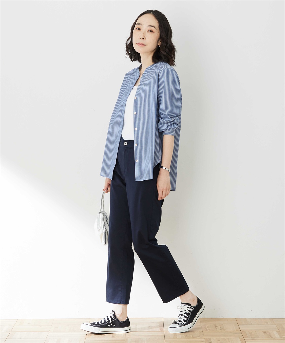 DECOY ストライプシャツ_sub_6