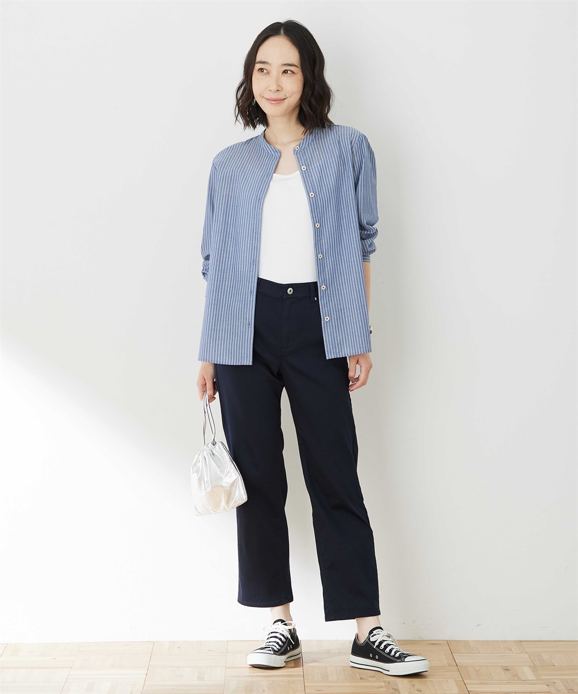 DECOY ストライプシャツ_sub_7