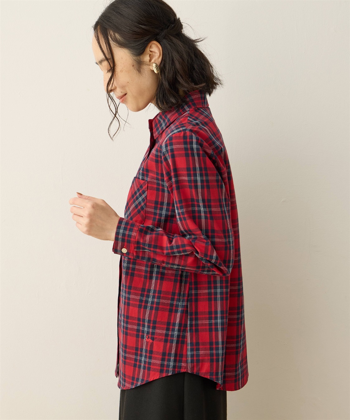 DECOY 起毛チェックシャツ_sub_1