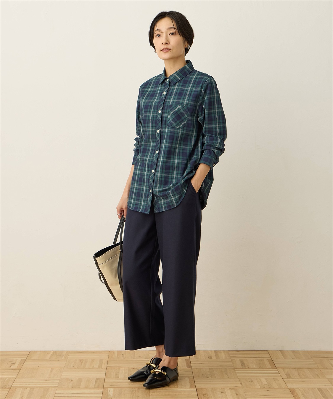 DECOY 起毛チェックシャツ_sub_4