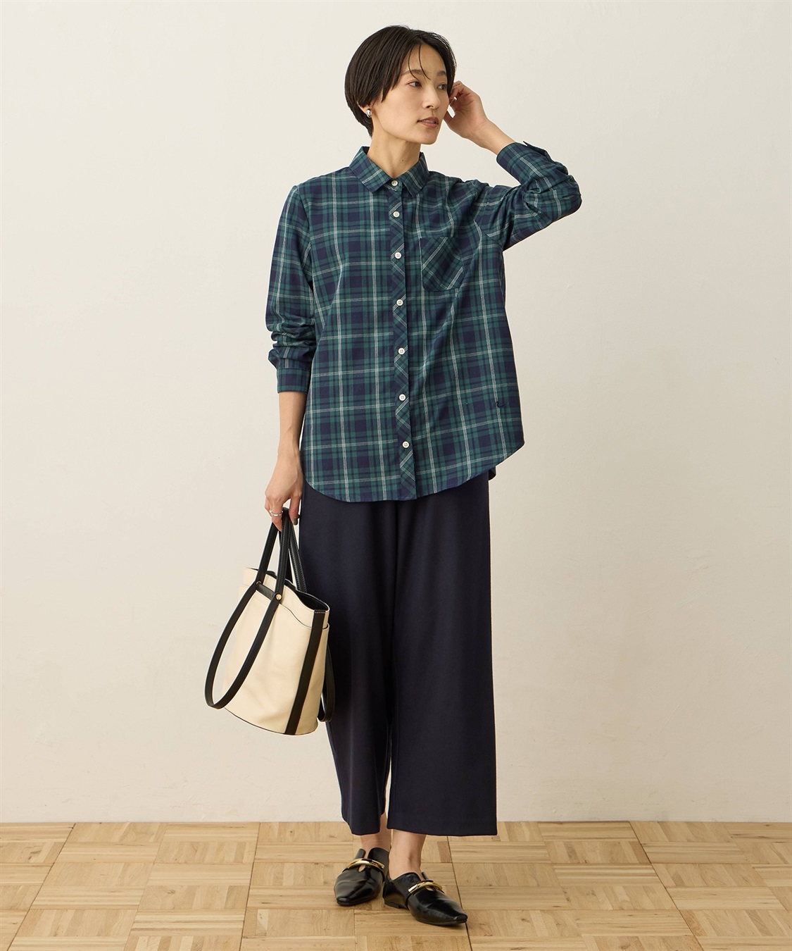 DECOY 起毛チェックシャツ_sub_5