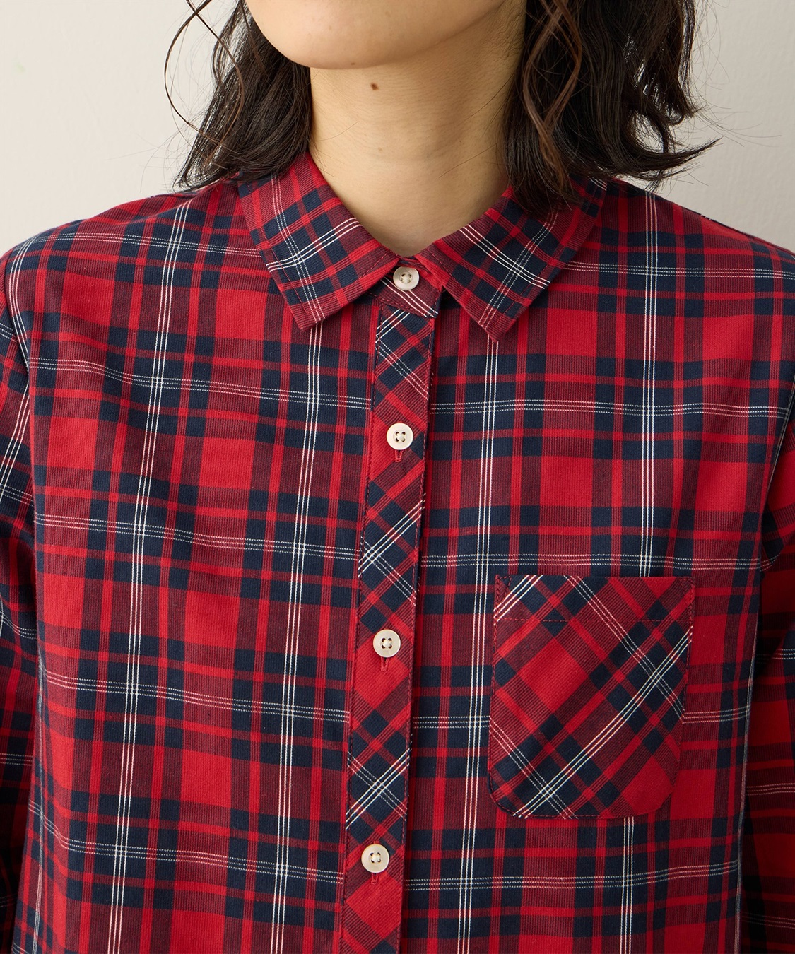 DECOY 起毛チェックシャツ_sub_12