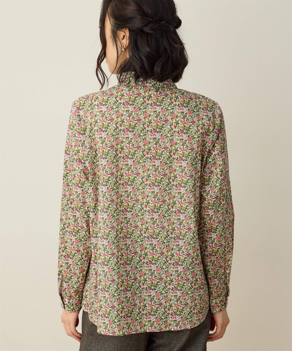 DECOY リバティプリントブラウス_sub_3