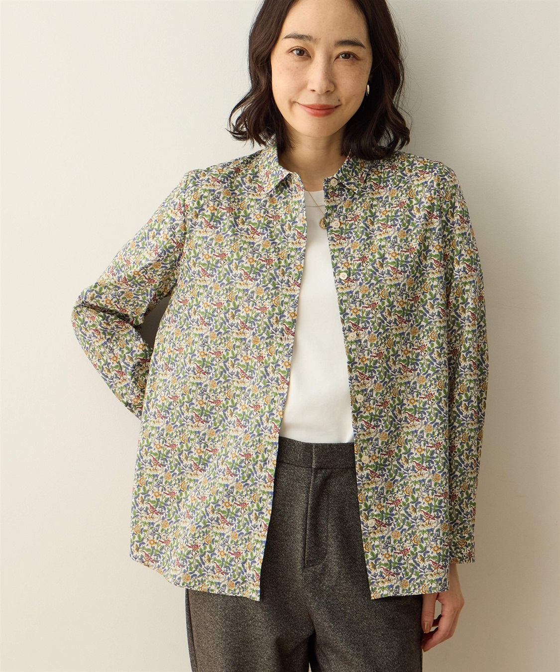 DECOY リバティプリントブラウス_sub_4