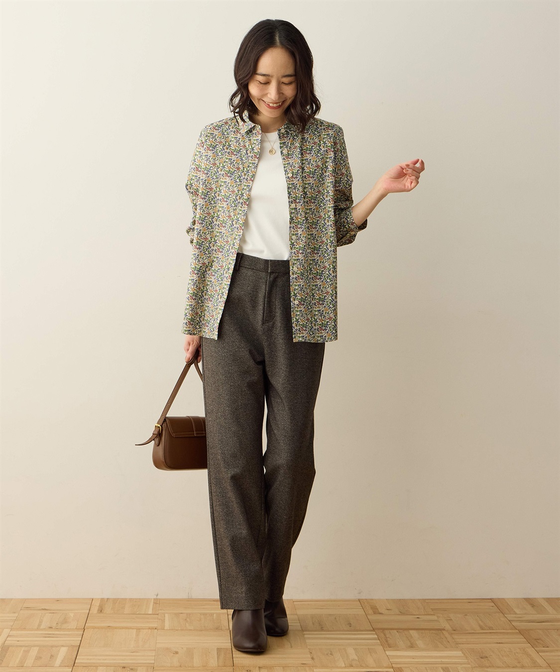 DECOY リバティプリントブラウス_sub_6