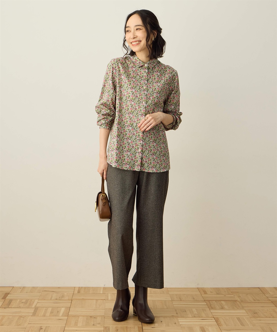 DECOY リバティプリントブラウス_sub_8