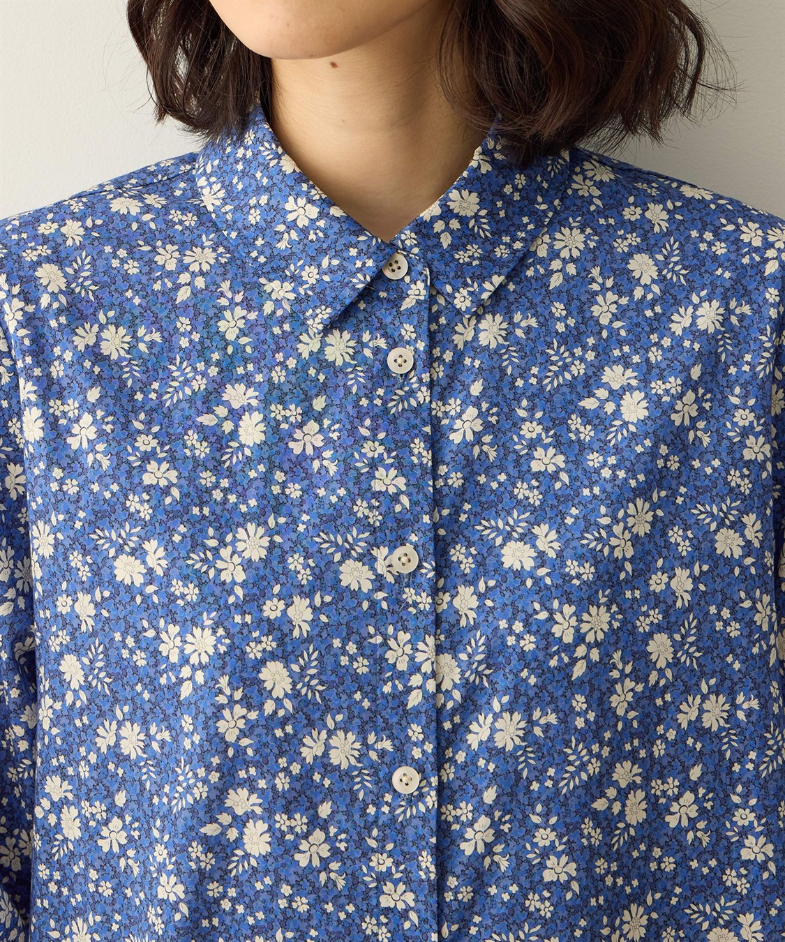 DECOY リバティプリントチュニックブラウス_sub_5