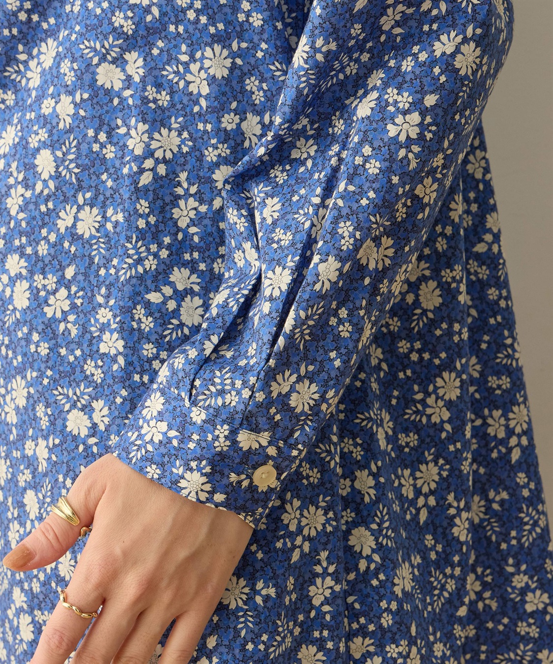 DECOY リバティプリントチュニックブラウス_sub_6