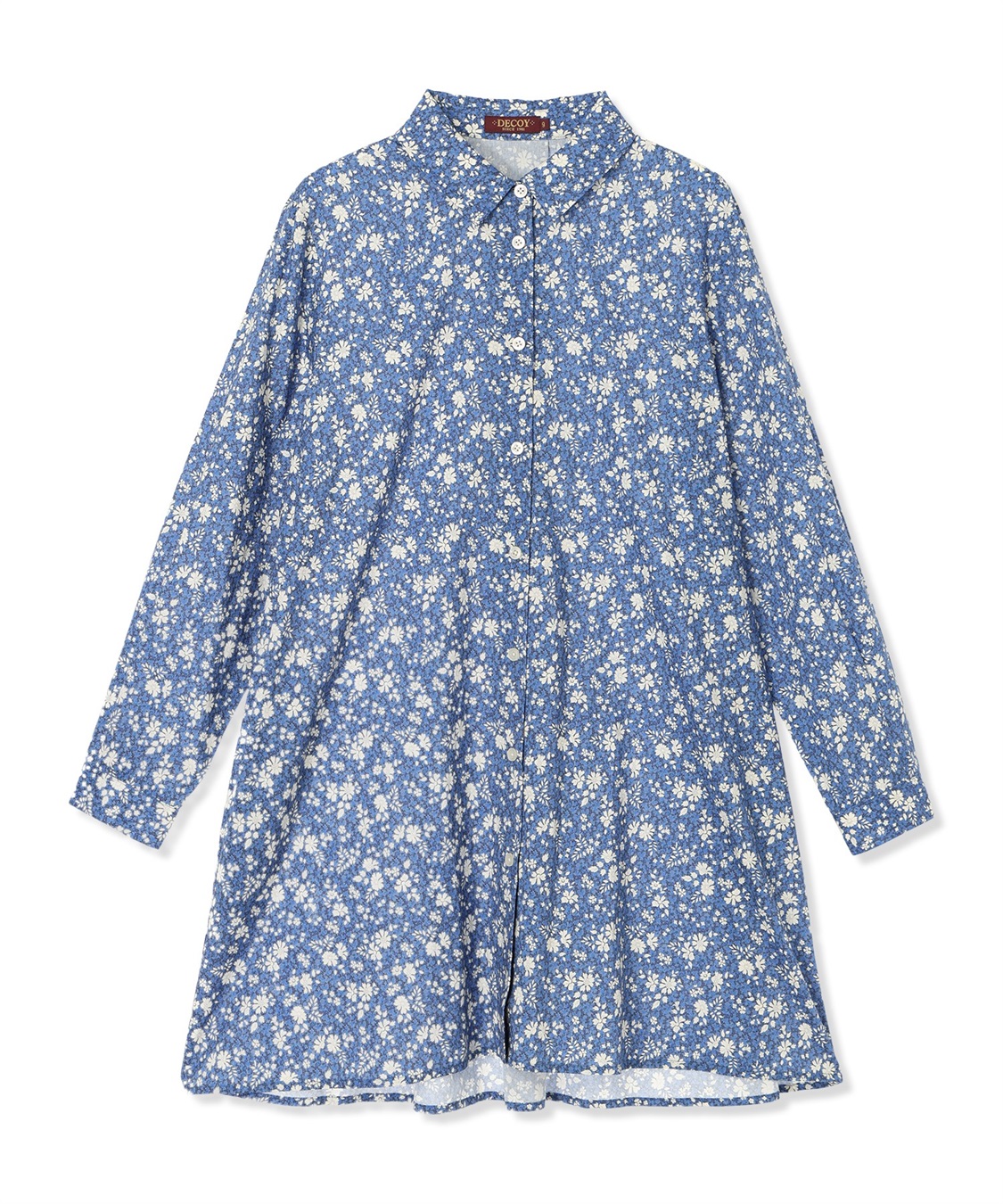 リバティ　チュニック　新品 洗える／日本製／リバティ】マルチフラワーリバティチュニック