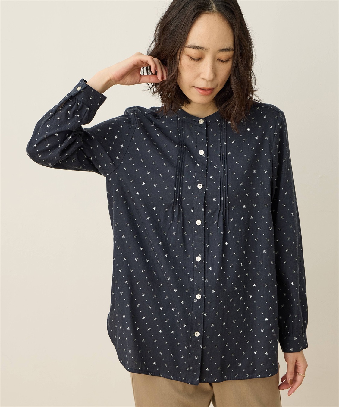 DECOY 起毛プリントシャツ_sub_6