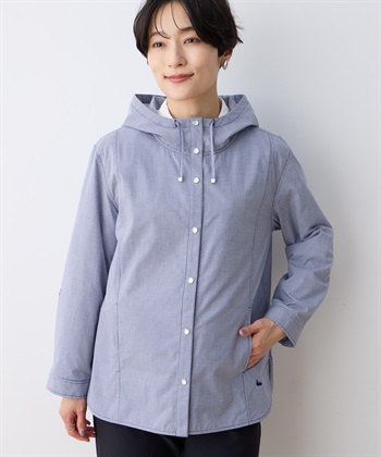 DECOY ギンガムフードシャツジャケット_subthumb_1