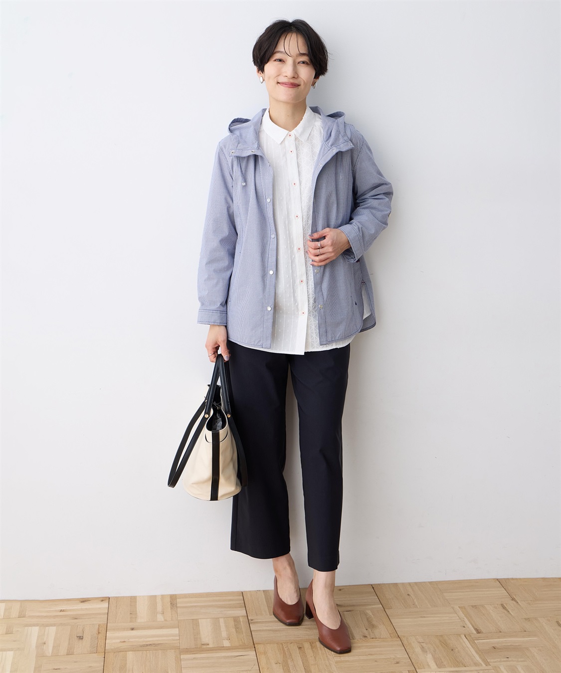 DECOY ギンガムフードシャツジャケット_sub_8