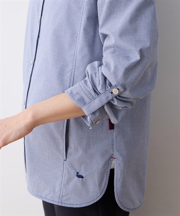 DECOY ギンガムフードシャツジャケット_subthumb_15