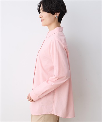 DECOY レギュラーカラーシャツブラウス【綿100％・シワになりにくい】_subthumb_2