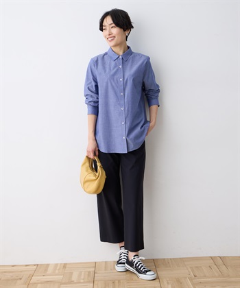 DECOY レギュラーカラーシャツブラウス【綿100％・シワになりにくい】_subthumb_9