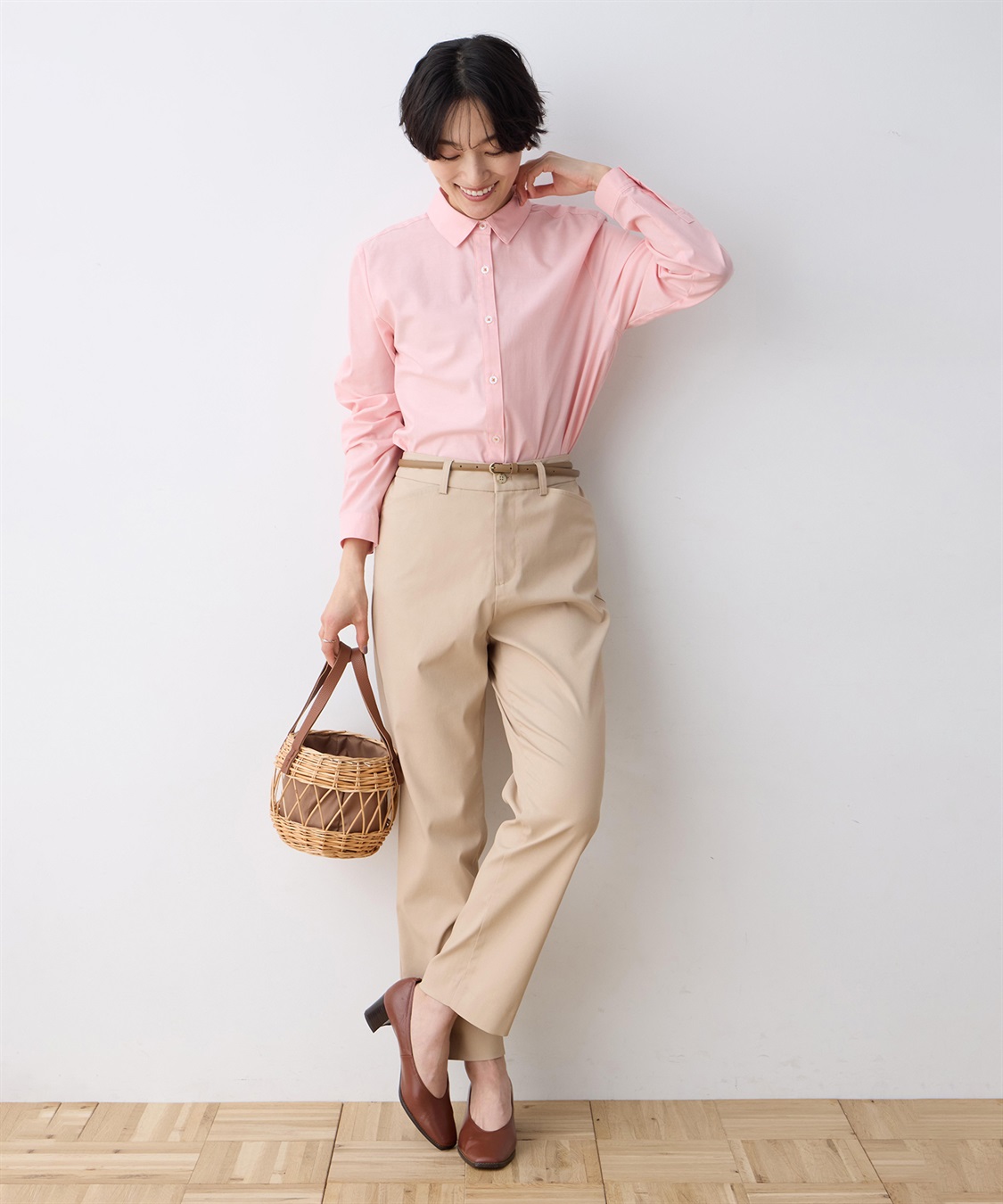 DECOY レギュラーカラーシャツブラウス【綿100％・シワになりにくい】_sub_13