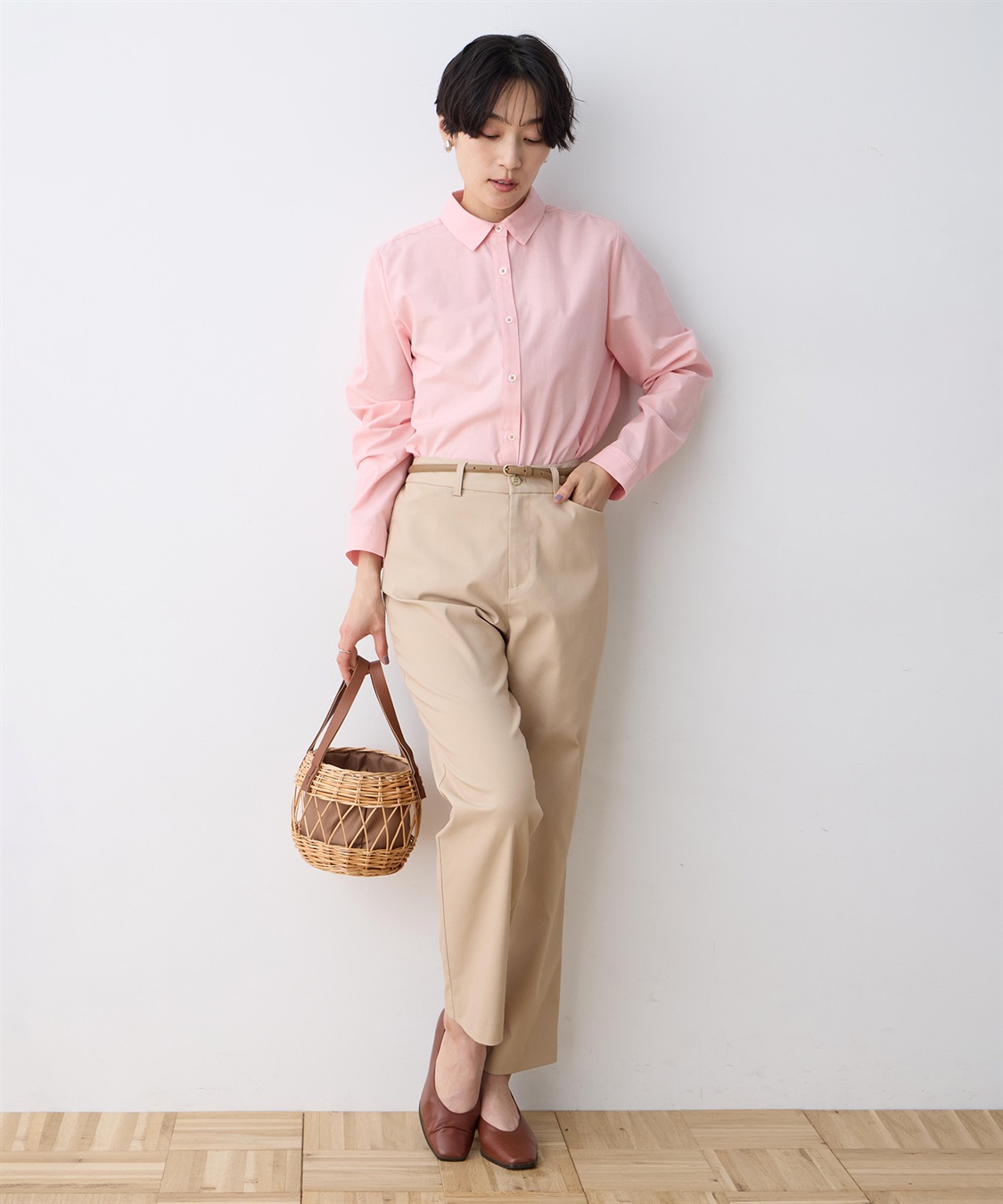 DECOY レギュラーカラーシャツブラウス【綿100％・シワになりにくい】_sub_14