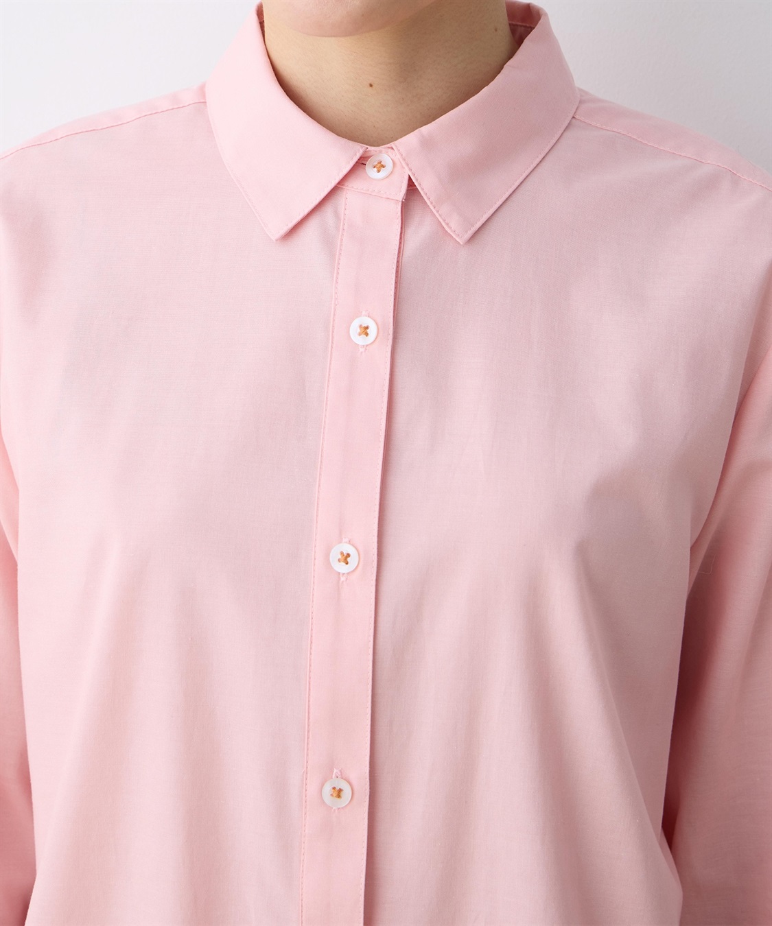 DECOY レギュラーカラーシャツブラウス【綿100％・シワになりにくい】_sub_15