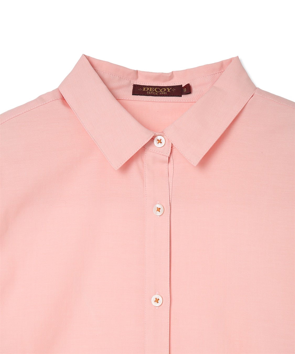 DECOY レギュラーカラーシャツブラウス【綿100％・シワになりにくい】_sub_21