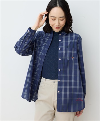 DECOY 【chiyoさんコラボ】ロンドンマーチチェックブラウス【オーガニックコットンブレンド】_subthumb_3