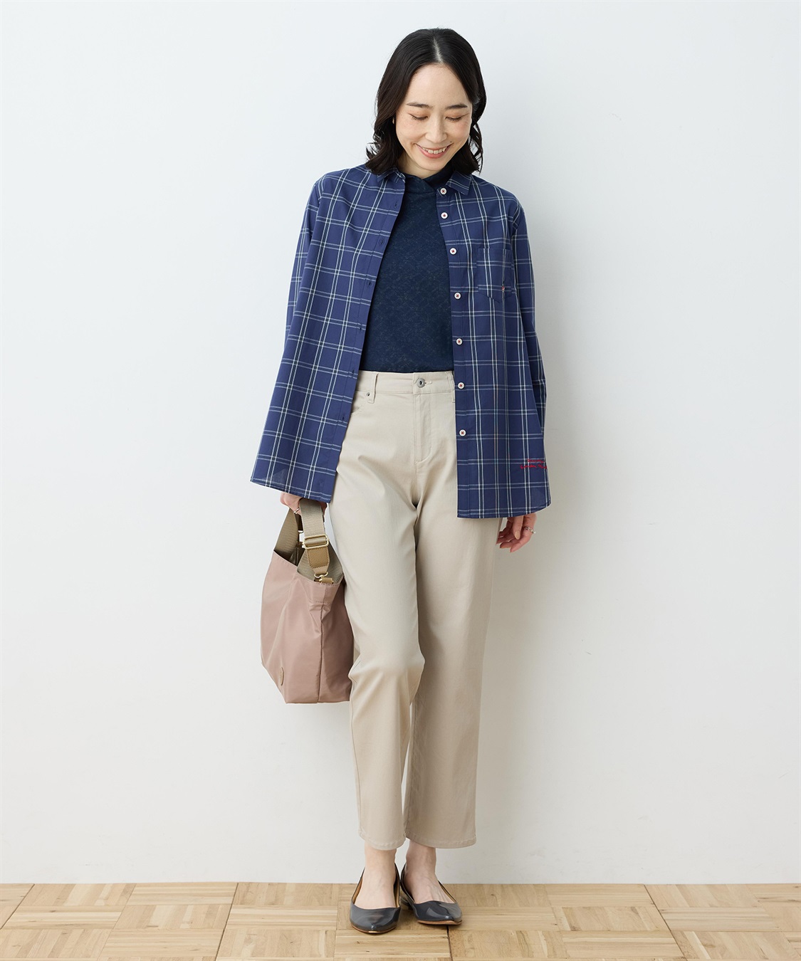 DECOY 【chiyoさんコラボ】ロンドンマーチチェックブラウス【オーガニックコットンブレンド】_sub_5