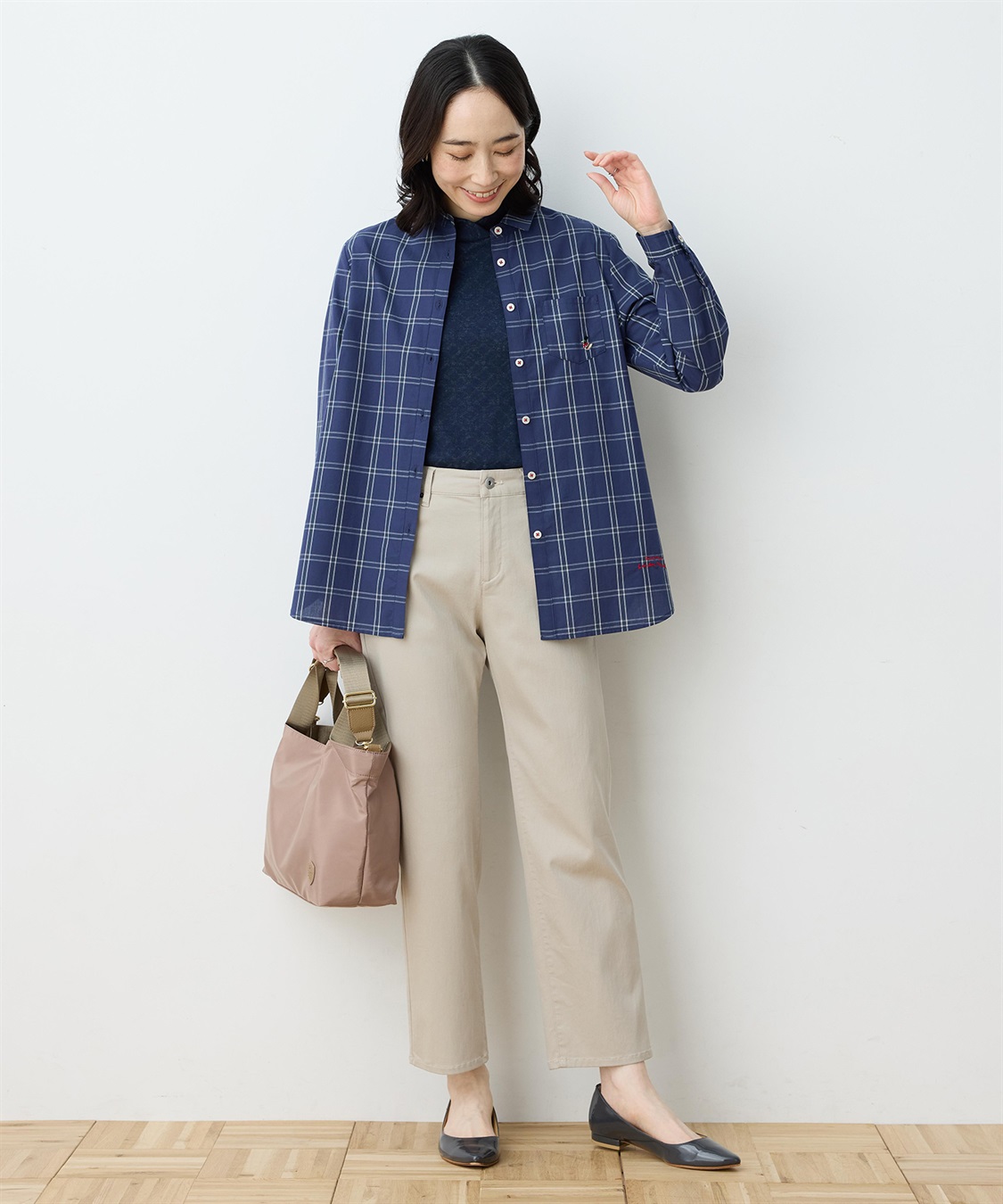 DECOY 【chiyoさんコラボ】ロンドンマーチチェックブラウス【オーガニックコットンブレンド】_sub_6