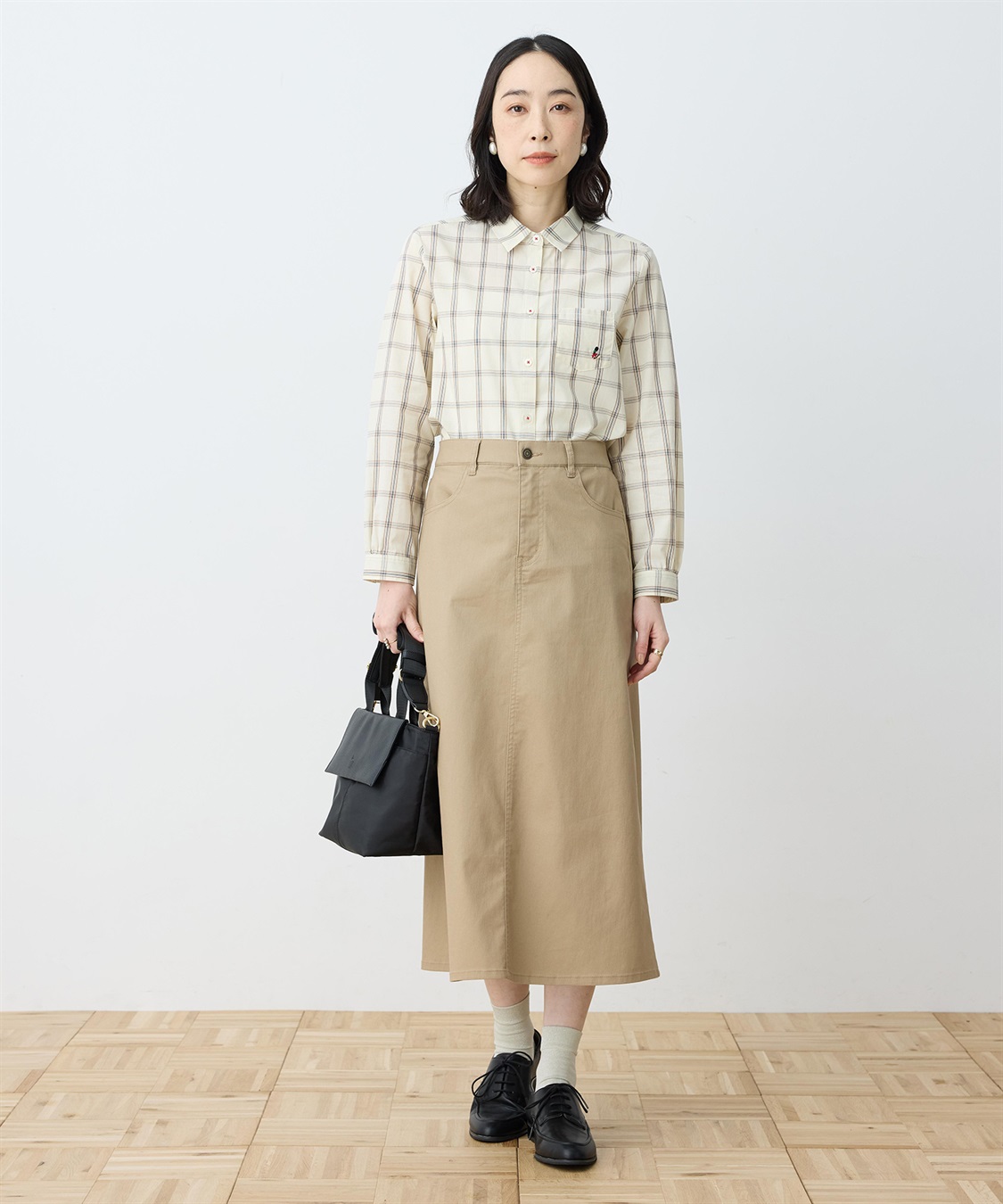 DECOY 【chiyoさんコラボ】ロンドンマーチチェックブラウス【オーガニックコットンブレンド】_sub_7