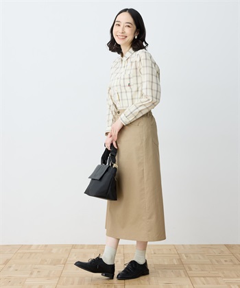 DECOY 【chiyoさんコラボ】ロンドンマーチチェックブラウス【オーガニックコットンブレンド】_subthumb_8