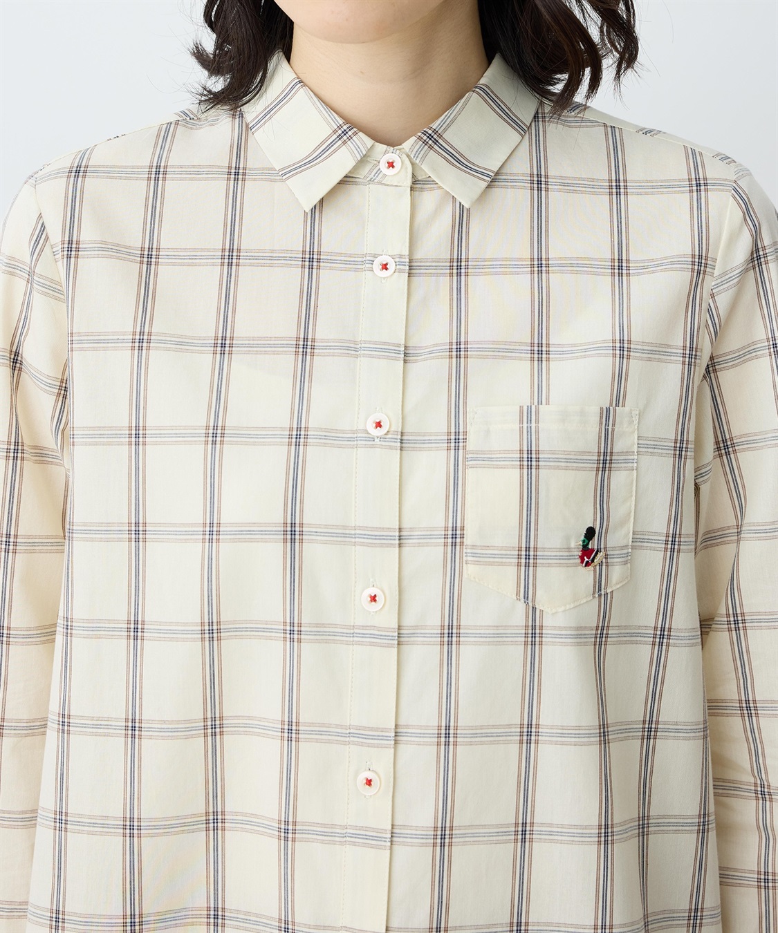 DECOY 【chiyoさんコラボ】ロンドンマーチチェックブラウス【オーガニックコットンブレンド】_sub_9